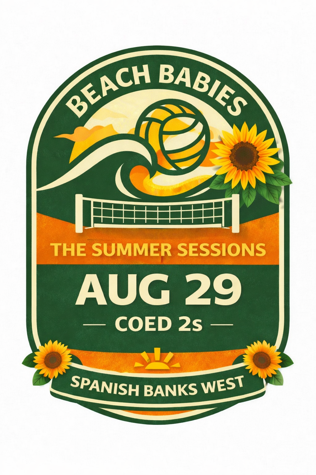 Beach Babies: The Summer Sessions (Aug 29 - Coed 2s)