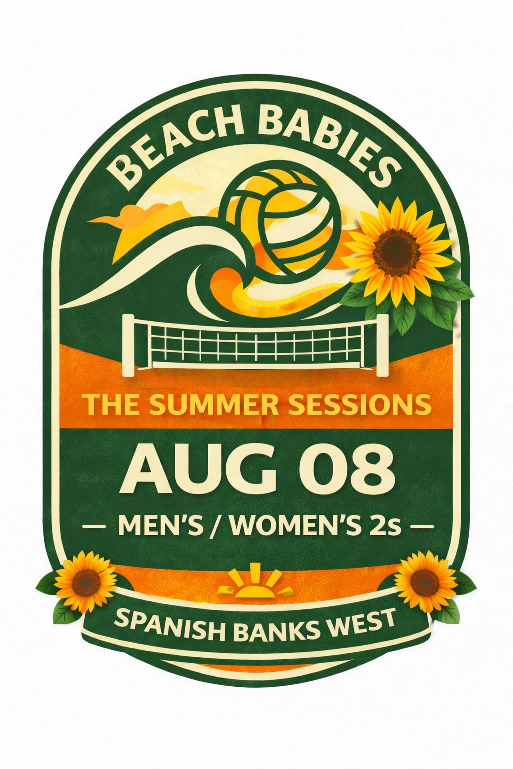 Beach Babies: The Summer Sessions (Aug 8 - Mens/Womens)